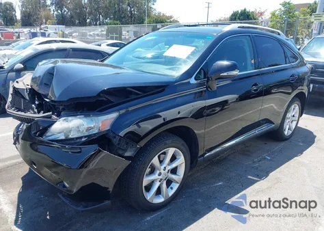 2010 Lexus Rx 350 z USA, uszkodzony, nr VIN JTJZK1BA1A2410628